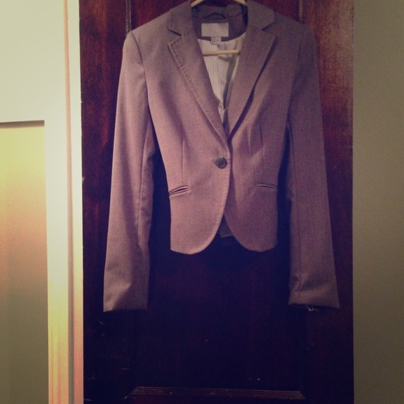 H&M dark grey blazer small - Picture 1 of 4