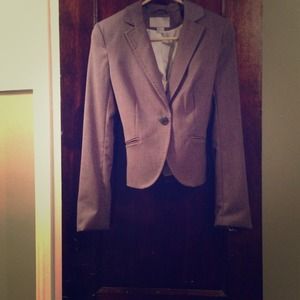 H&M dark grey blazer small
