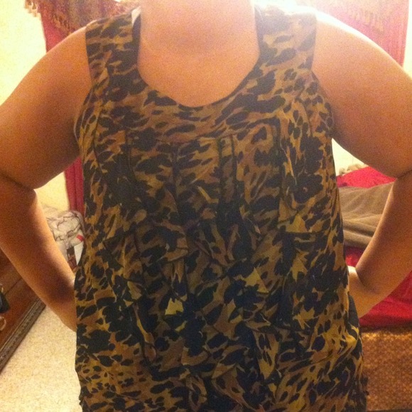 Leopard print shurt