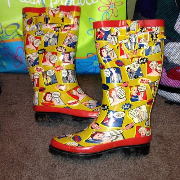 Rubber boots