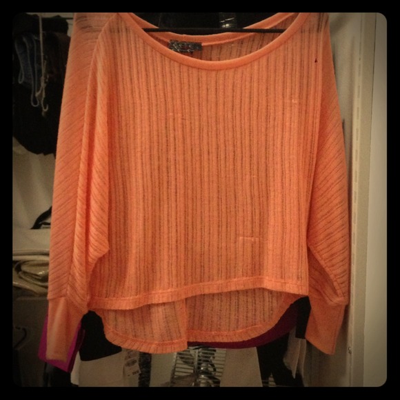 TRADED!!!!  Coral dolman top