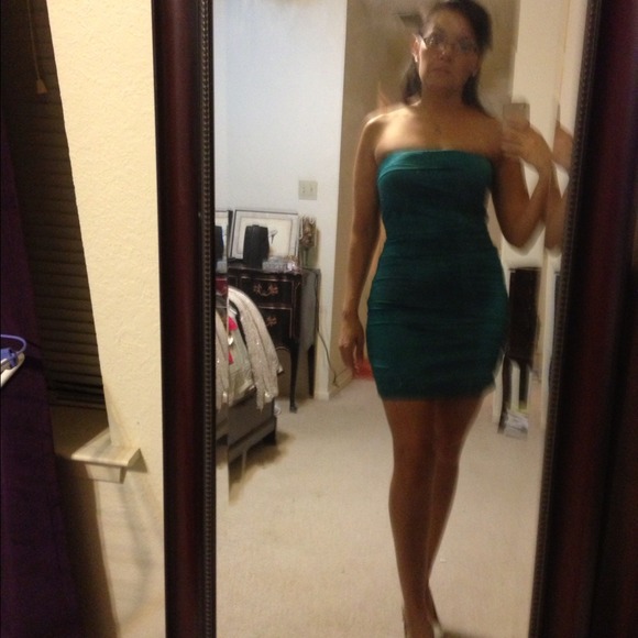 Teal dress
