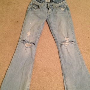 Aeropostale  light skinny flared jeans