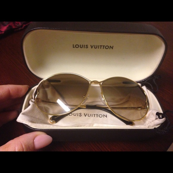 Authentic Gold  Louis Vuitton Sunglasses