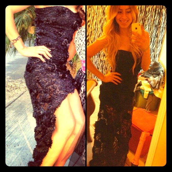Foreign Exchange black dress