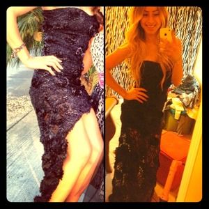 Foreign Exchange black dress