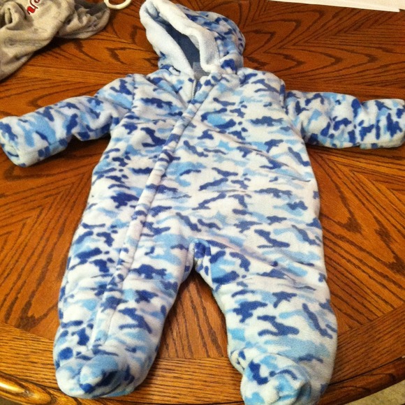 Boys infant Camo snow suit