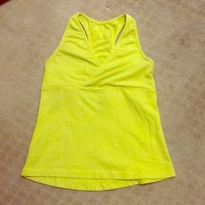 Lululemon yellow tank