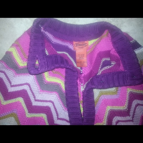 **SOLD** MISSONI for Target kids poncho - Picture 4 of 4