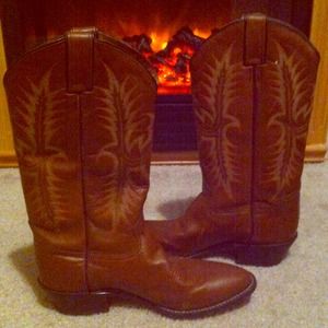 Tony Lama size 9 authentic leather cowgirl boots