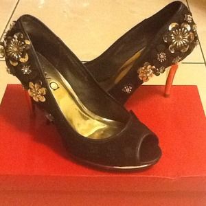 Viva Peeptoe Pumps Size 7