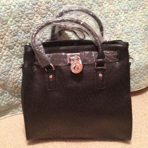 Oversized Black Dot Tote