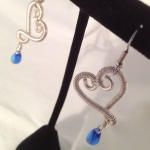 Sterling Silver Heart Earrings