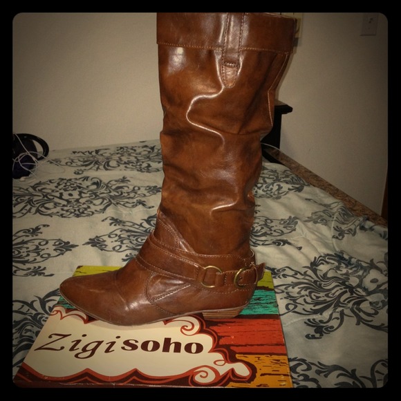 Brown boots