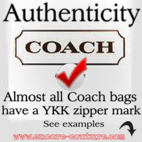 Coach Authenticity Quick Tip #2 YKK Zippers