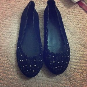 Black comfy flats size 6.5