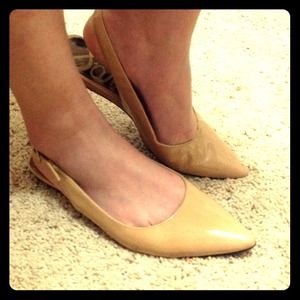 Sam edelman nude slingback flats