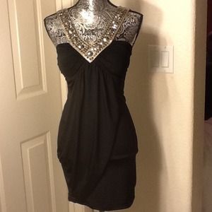 Black evening dress
