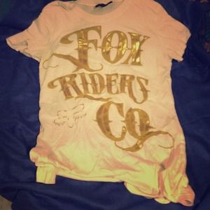 FOX RIDERS GOLD TEE