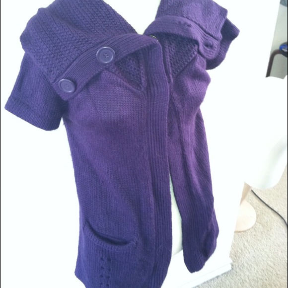 Soft & Sexy Sz M cardigan sweater shirt top - Picture 3 of 4