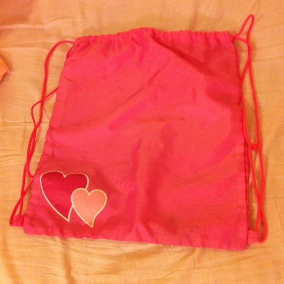 Girly Portable drawstring backpack