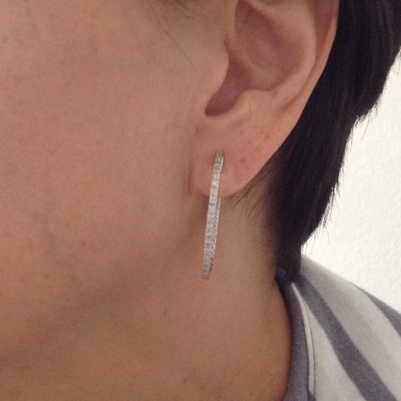 No longer available! Diamond Earrings - Picture 3 of 3