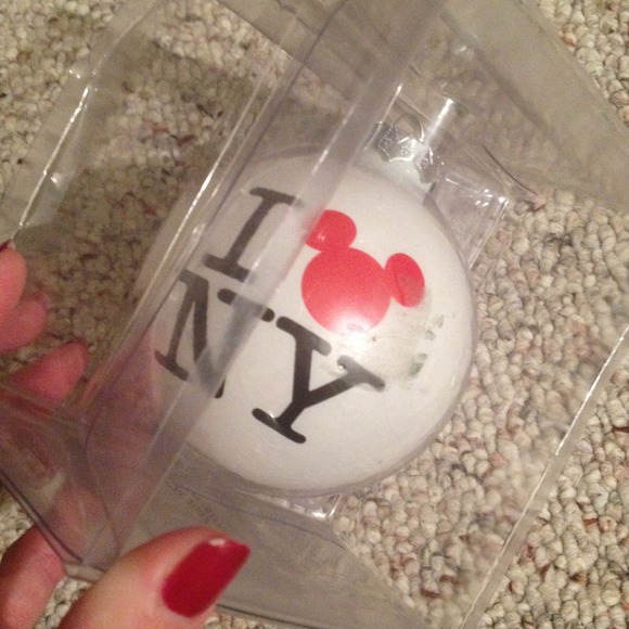 I Love NYC Mickey Mouse Ornament New in packaging
