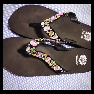 Willa flip flops, multicolored