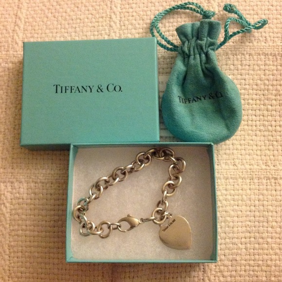 Tiffany & Co. Sterling Silver Heart Tag Bracelet