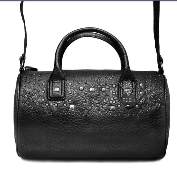 Studded satchel purse leather! NWT🎀