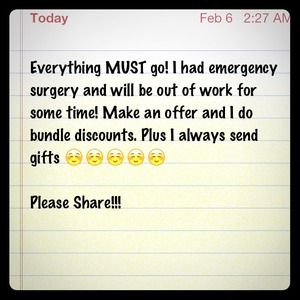 Everything must go!!