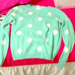 Polka dot sweater