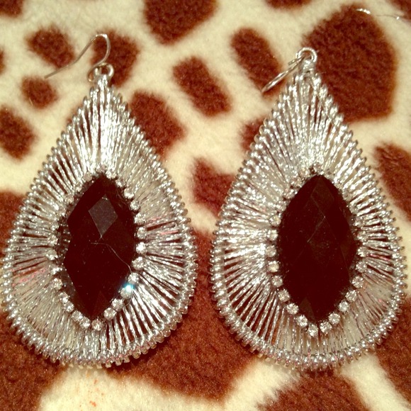 Black & Silver Earrings