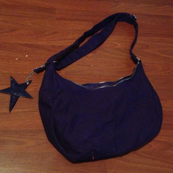 Purple cross body