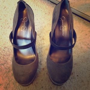 High heeled Jessica Simpson shoes