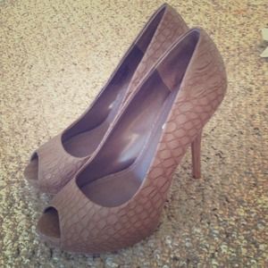 J Lo peep toe platform