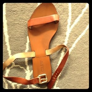 Jcrew italian leather Jesus Sandals