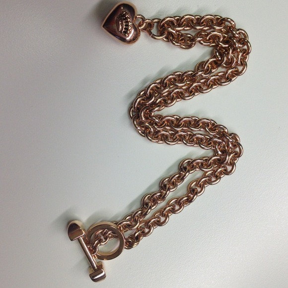 Juicy Couture rose gold 16"L