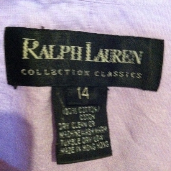 Lavender Ralph  Lauren cotton shirt