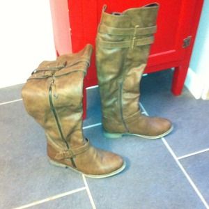 Brand New "Bucco" brand Tall Brown Boots size 9