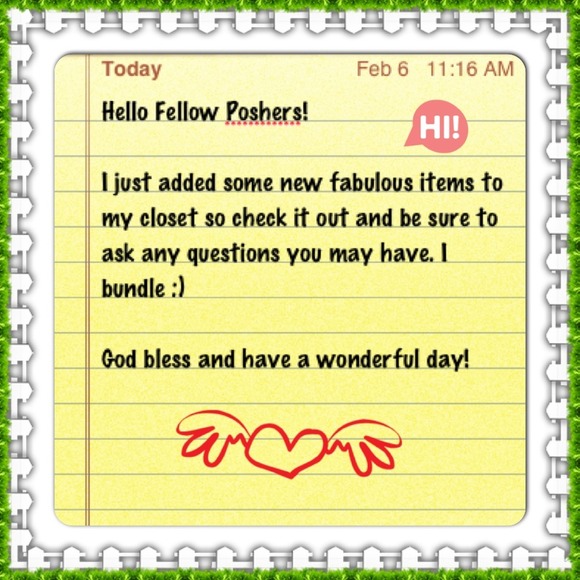 New Additions to my Closet!