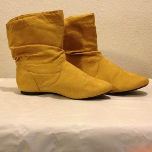 Mustard boots