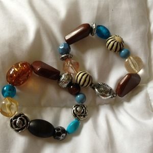 Multi colored beaded Braclet.!