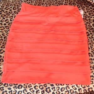Cute Coral Skirt