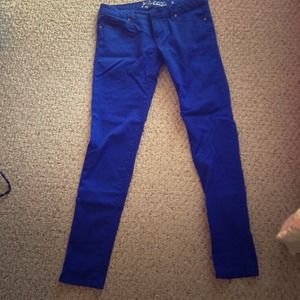 Blue skinny jean