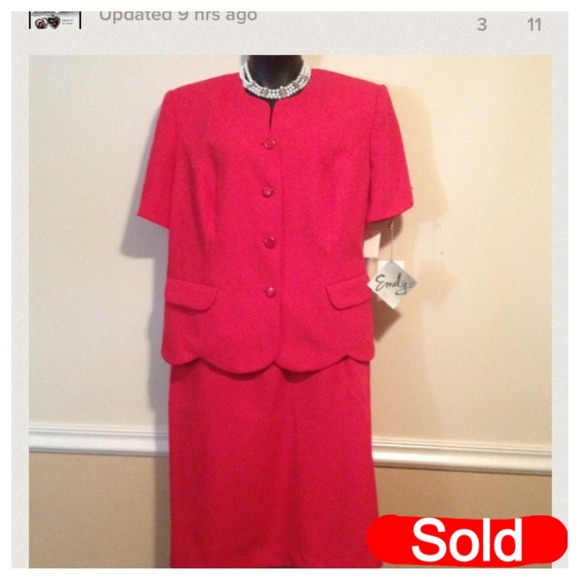 Emily 2 pc skirt suit New with tags  MRP $119.00