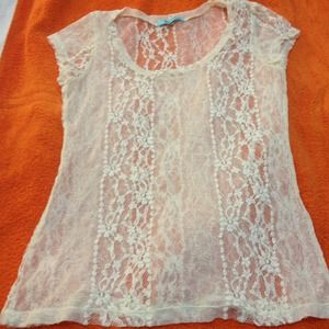 Baby doll lace tee.