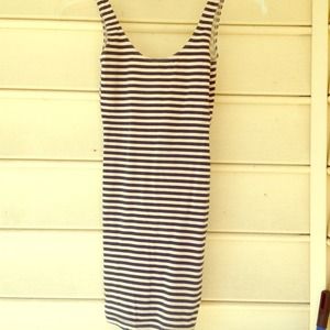 American apparel striped dress