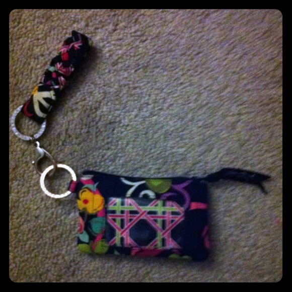 ID case with matching short braided lanyard for