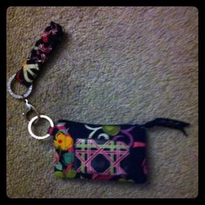 ID case with matching short braided lanyard for